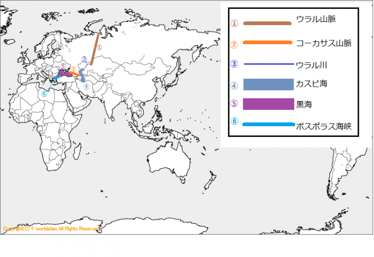 ヨーロッパとアジアの境界はどこ？ロシアとトルコはやや複雑？ ヒデオの情報管理部屋